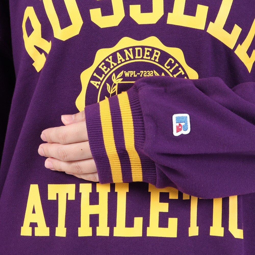 ラッセル（RUSSELL）（レディース）Vネックライン リブスウェット Wide RBL23F1001 PUL