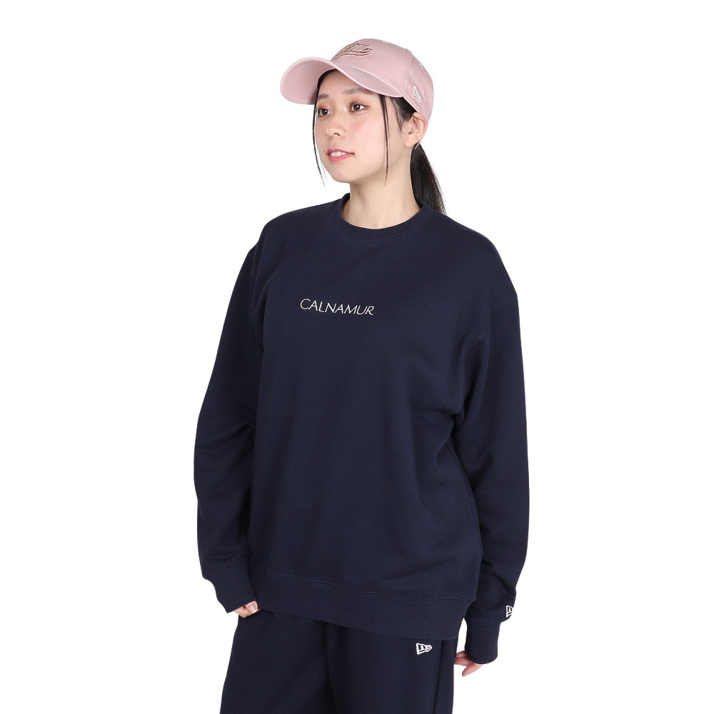 ニューエラ（NEW ERA）（レディース）裏毛 オーバーサイズド スウェットクルーネック CALNAMUR カルナムール 14349046