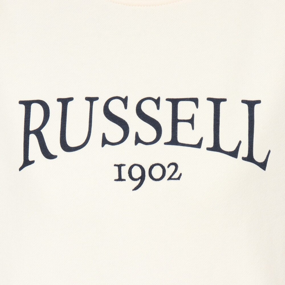 ラッセル（RUSSELL）（レディース）HighCO ショート丈 カレッジ スウェットシャツ RBL24F1001 IVR