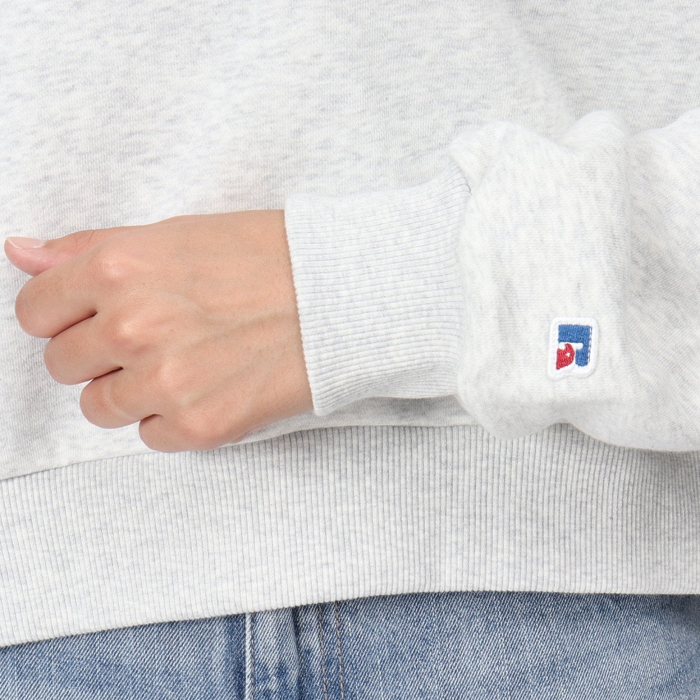 ラッセル（RUSSELL）（レディース）HighCO ショート丈 カレッジ スウェットシャツ RBL24F1001 MGRY