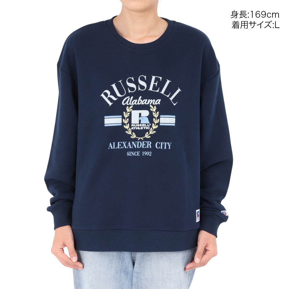 ラッセル（RUSSELL）（レディース）HighCotton レトロ風 スウェットシャツ RBL24F1002 NVY