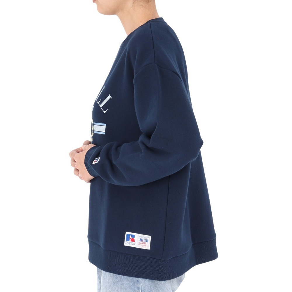 ラッセル（RUSSELL）（レディース）HighCotton レトロ風 スウェットシャツ RBL24F1002 NVY