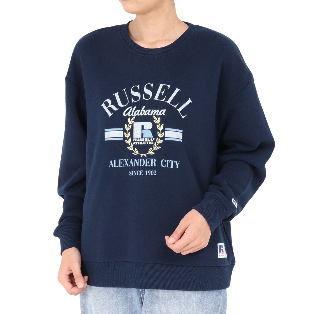 ラッセル（RUSSELL）（レディース）HighCotton レトロ風 スウェットシャツ RBL24F1002 NVY