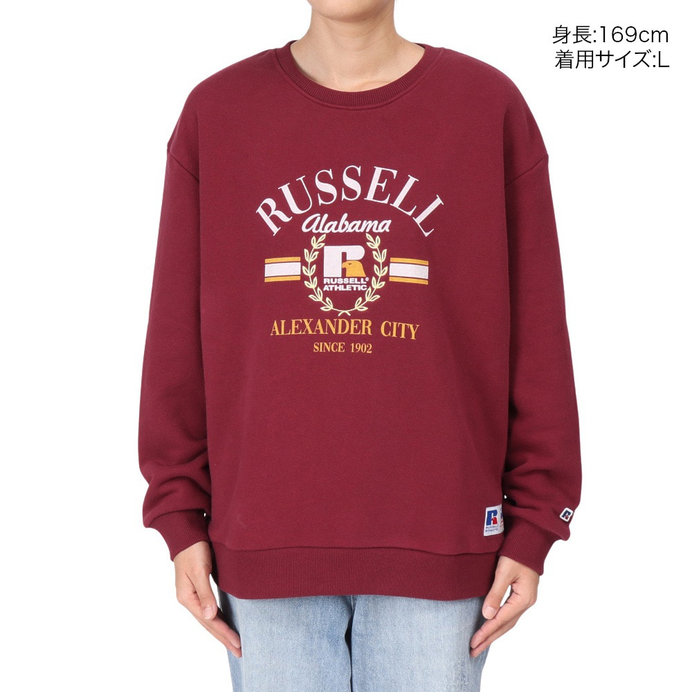 ラッセル（RUSSELL）（レディース）HighCotton レトロ風 スウェットシャツ RBL24F1002 WIN
