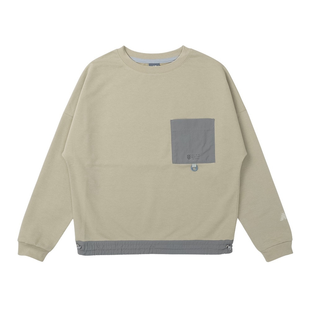 ニューバランス（new balance）（レディース）OUTDOOR ライトスウェットプルオーバー AWT45741OVN
