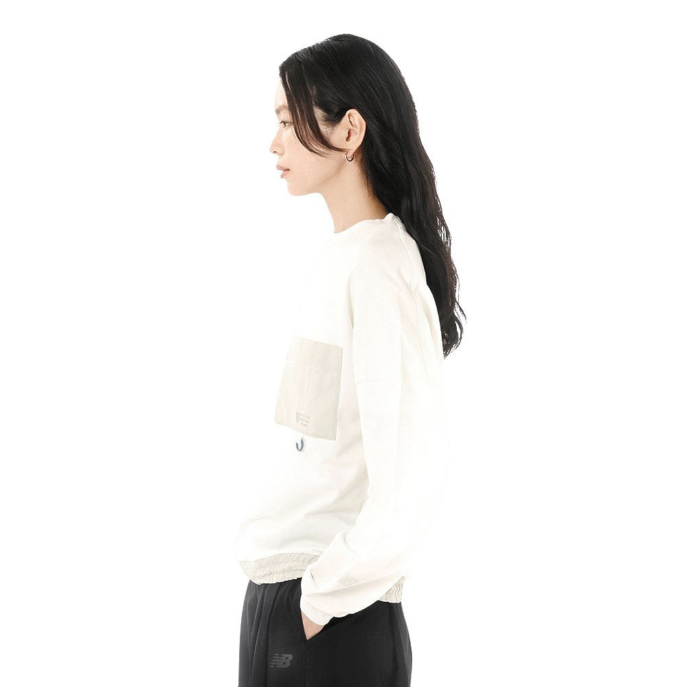 ニューバランス（new balance）（レディース）OUTDOOR ライトスウェットプルオーバー AWT45741SST
