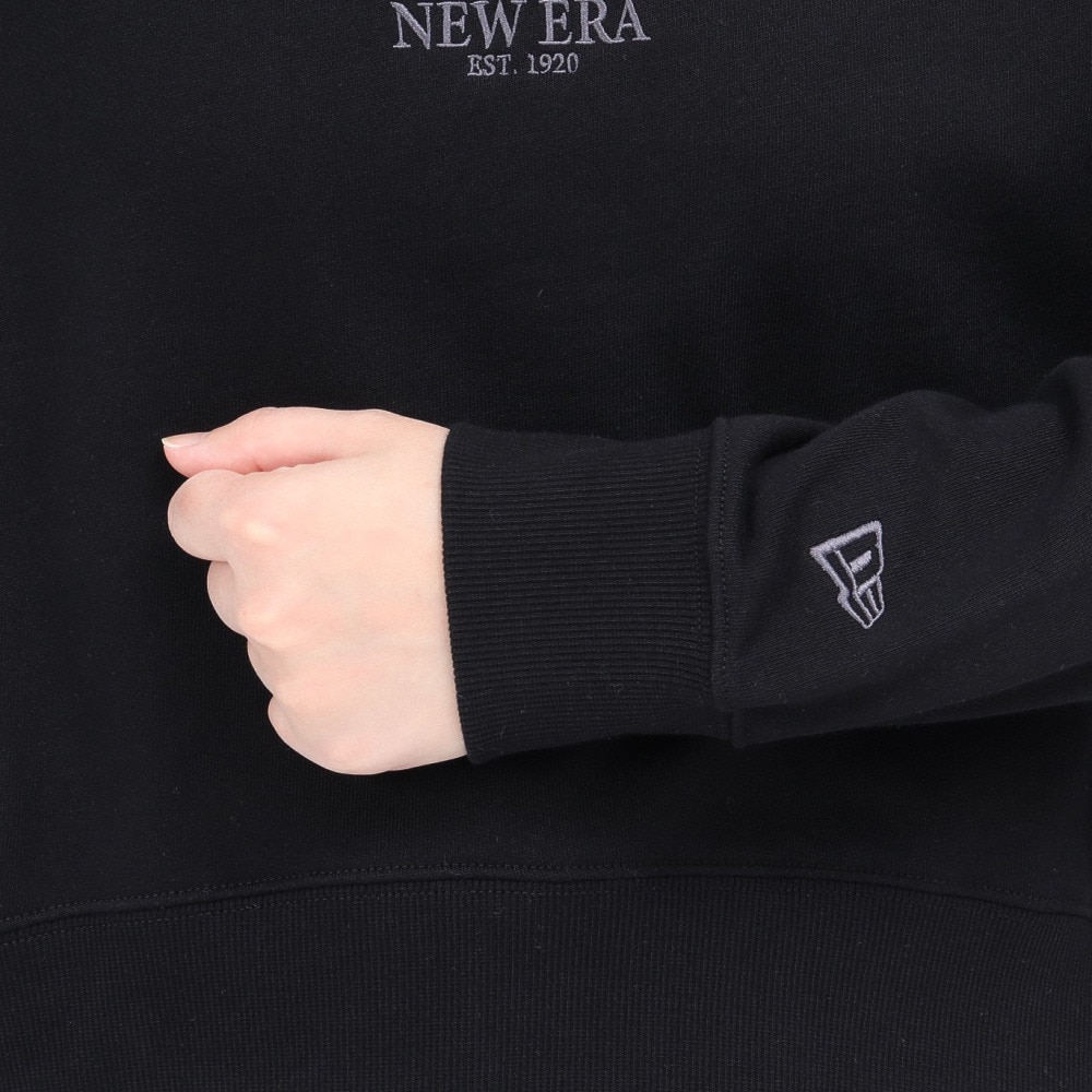 NEW ERA ブラック ハーフジッププルオーバー NEW ERA ブラック ハーフジッププルオーバー ニューエラ（NEW ERA