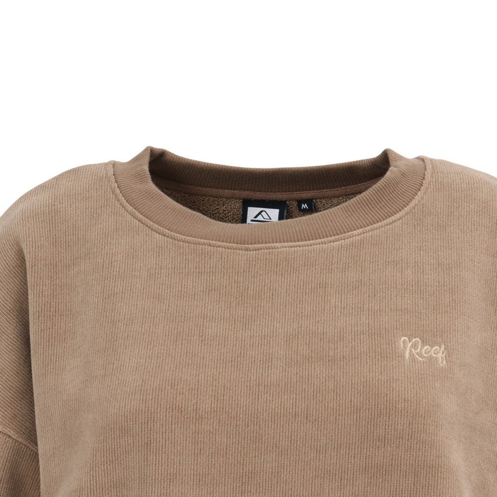 リーフ（REEF）（レディース）ニット フリース クロップド クルー RFSWL2504-BEG