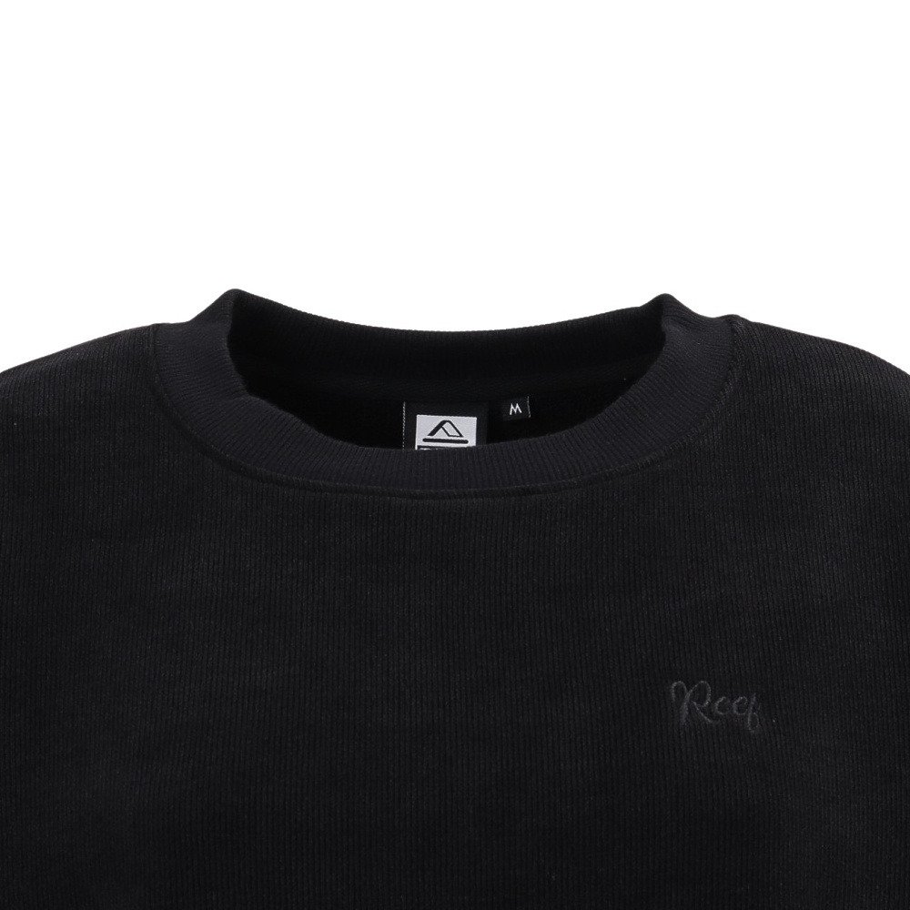 リーフ（REEF）（レディース）ニット フリース CROPPED クルー トレーナー RFSWL2504-BLK