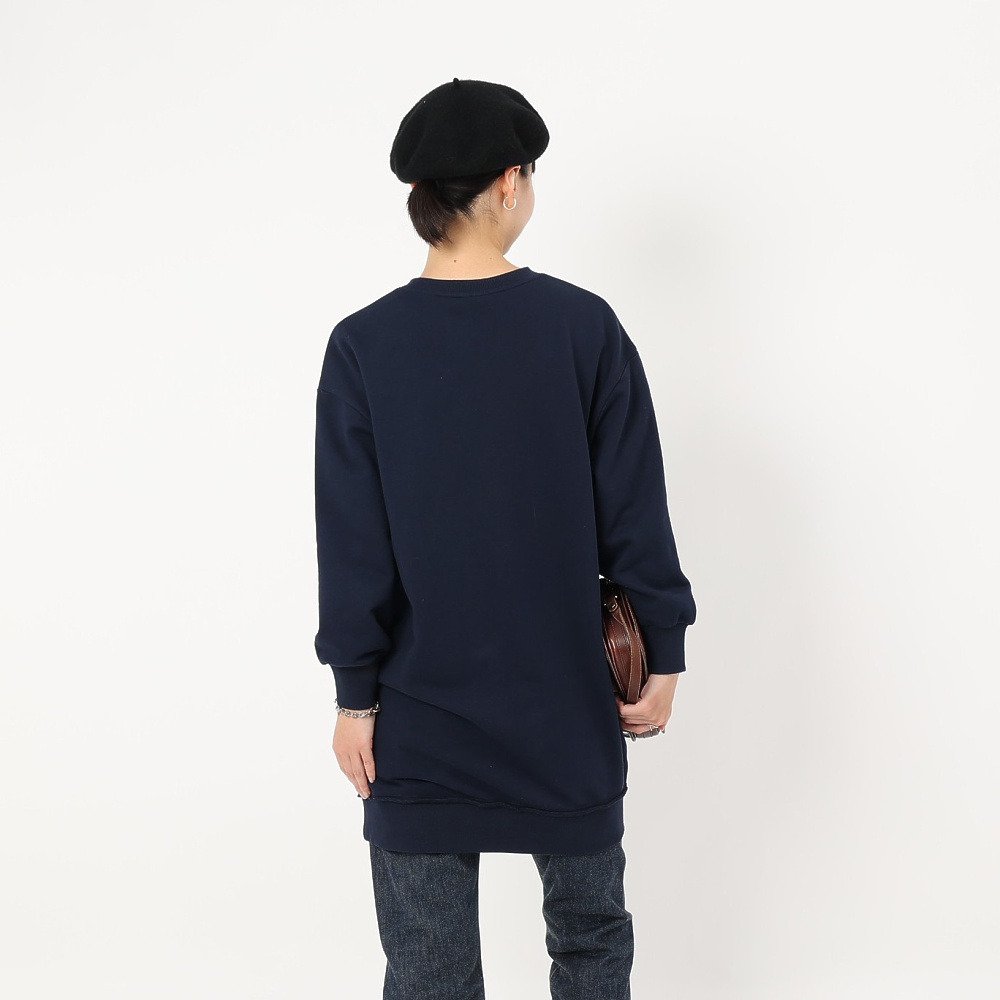ラッセル（RUSSELL）（レディース）C100 チュニック クルーネック スウェットシャツ RBL25F0001 NVY