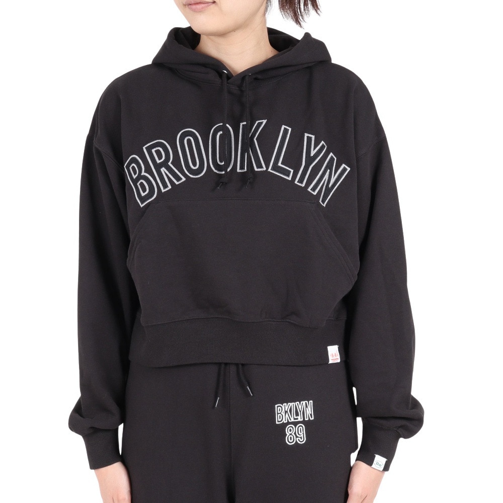 ヤックパック（YAK PAK）（レディース）BKLNワッペンプルパーカー L3710002-01 BLK