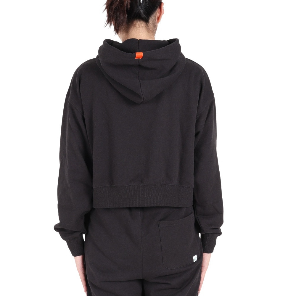 ヤックパック（YAK PAK）（レディース）BKLNワッペンプルパーカー L3710002-01 BLK