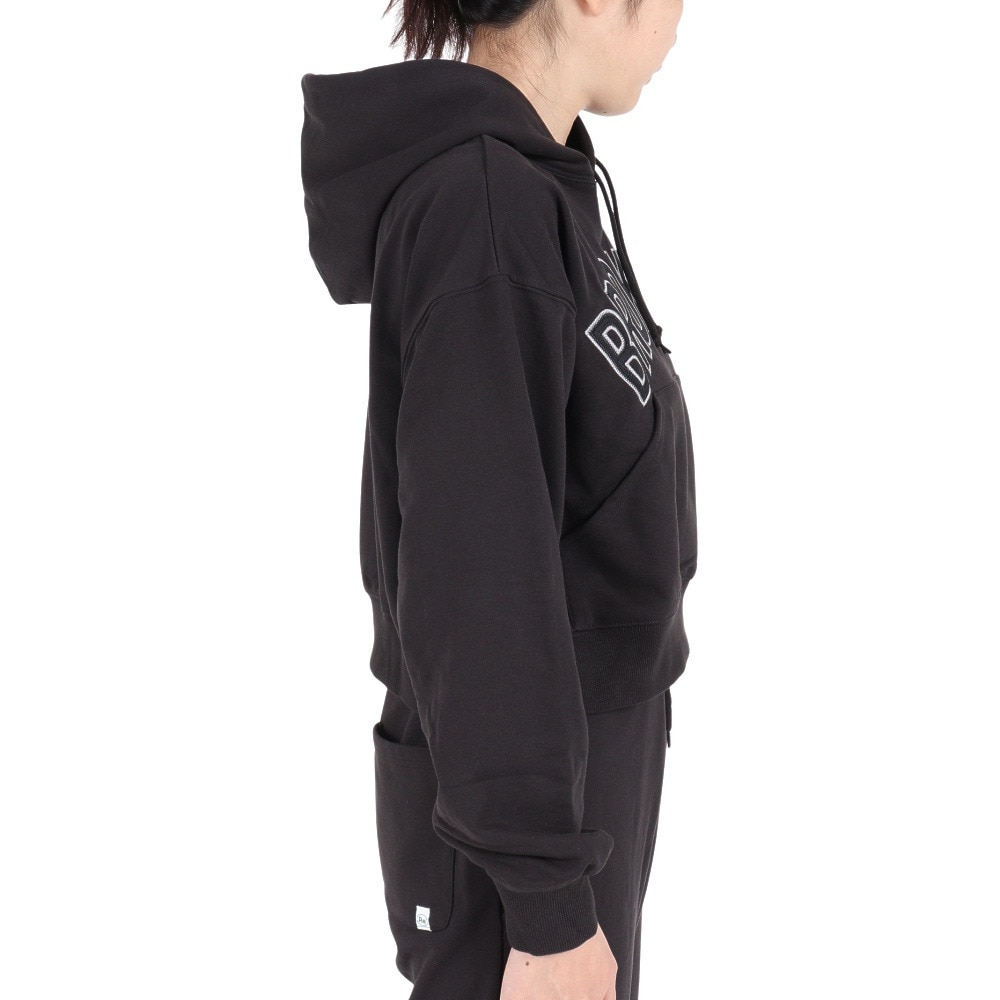 ヤックパック（YAK PAK）（レディース）BKLNワッペンプルパーカー L3710002-01 BLK