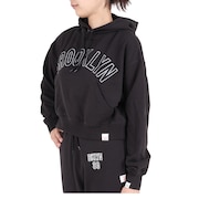 ヤックパック（YAK PAK）（レディース）BKLNワッペンプルパーカー L3710002-01 BLK