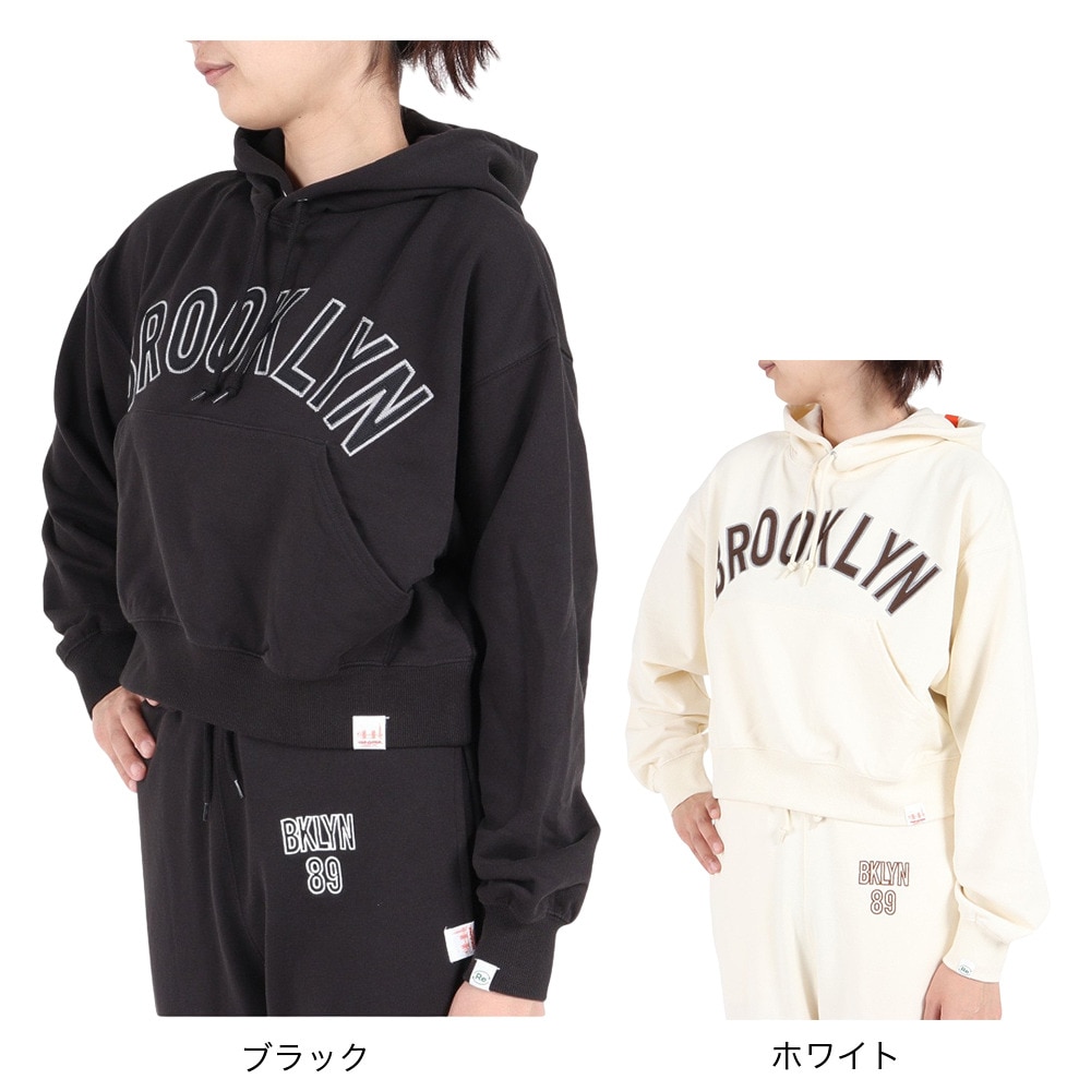ヤックパック（YAK PAK）（レディース）BKLNワッペンプルパーカー L3710002-01 BLK