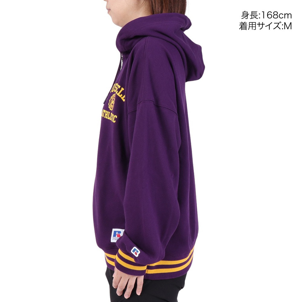 ラッセル（RUSSELL）（レディース）スウェット フルジップ ライン Rib フーディー RBL23F1002 PUL