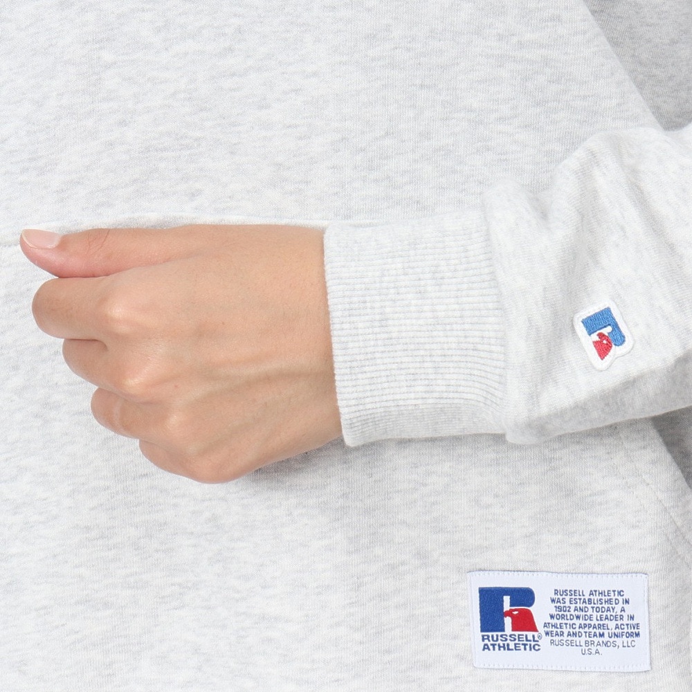 ラッセル（RUSSELL）（レディース）裏毛 ワンポイント フーディー RBL24F1003 MGRY