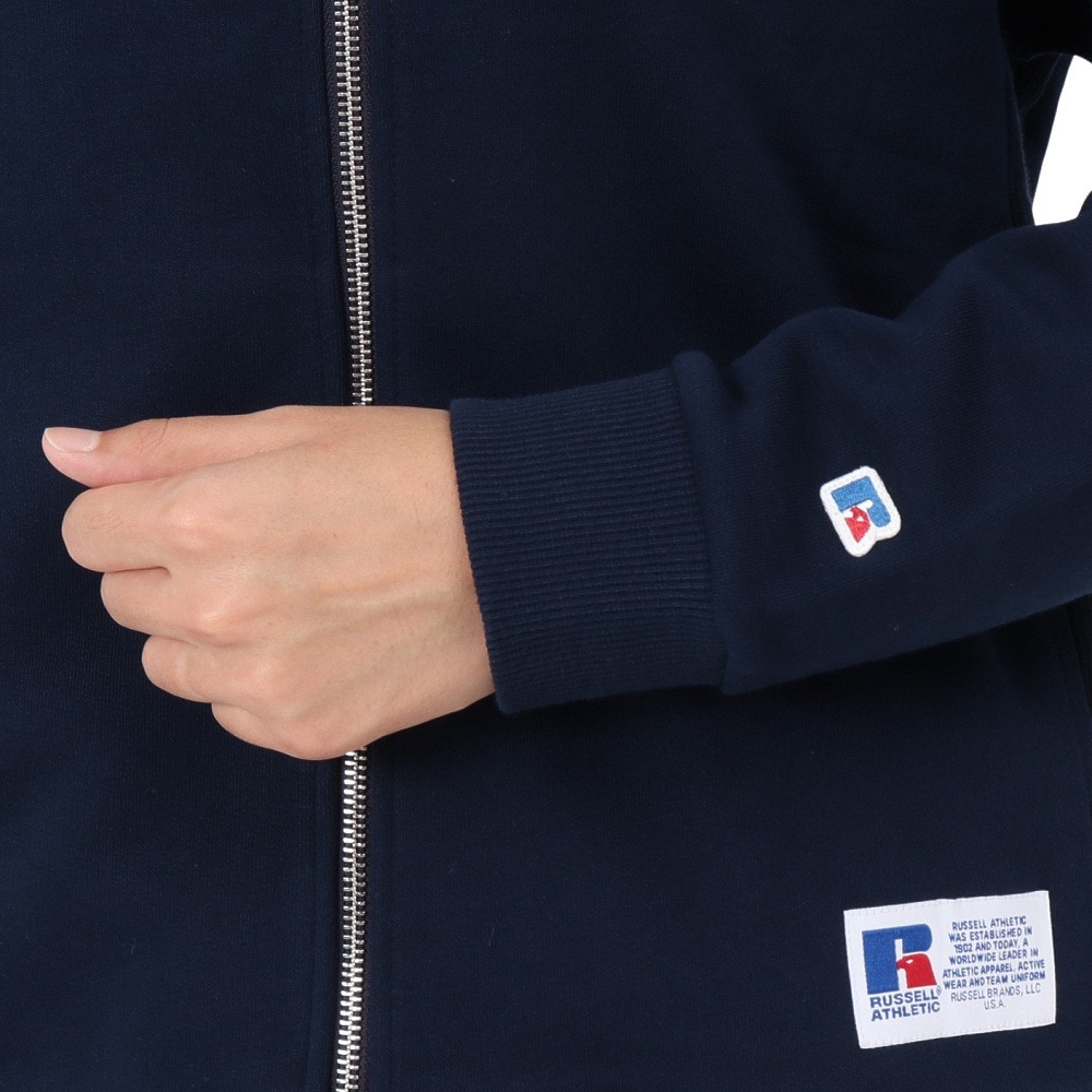 ラッセル（RUSSELL）（レディース）裏毛 ジップパ-カ- RBL24F1004 NVY
