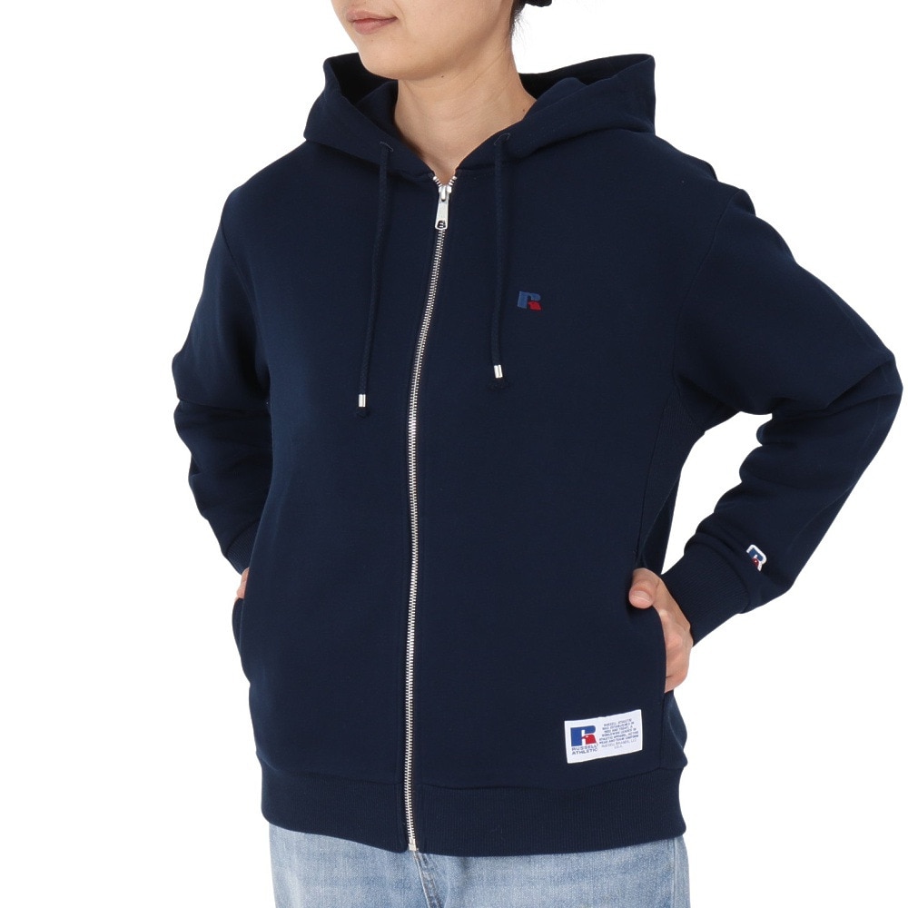 ラッセル（RUSSELL）（レディース）裏毛 ジップパ-カ- RBL24F1004 NVY