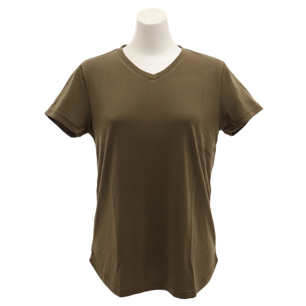  Tシャツ レディース 半袖 Vネック CH2WS9518 KHK オンライン価格