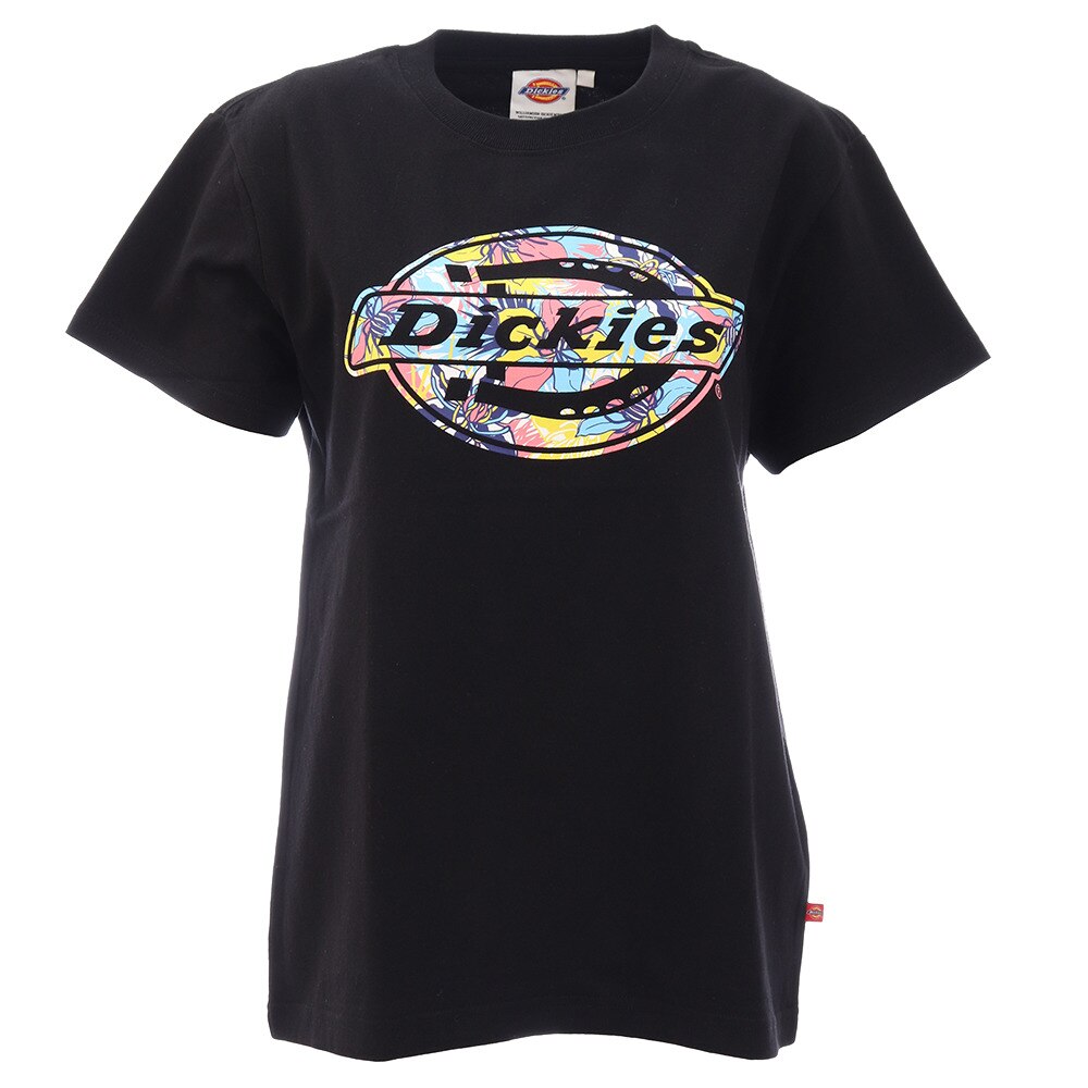 Tシャツ レディース 半袖 花柄ロゴ抜きプリント Dkcc21 ディッキーズ ヴィクトリア