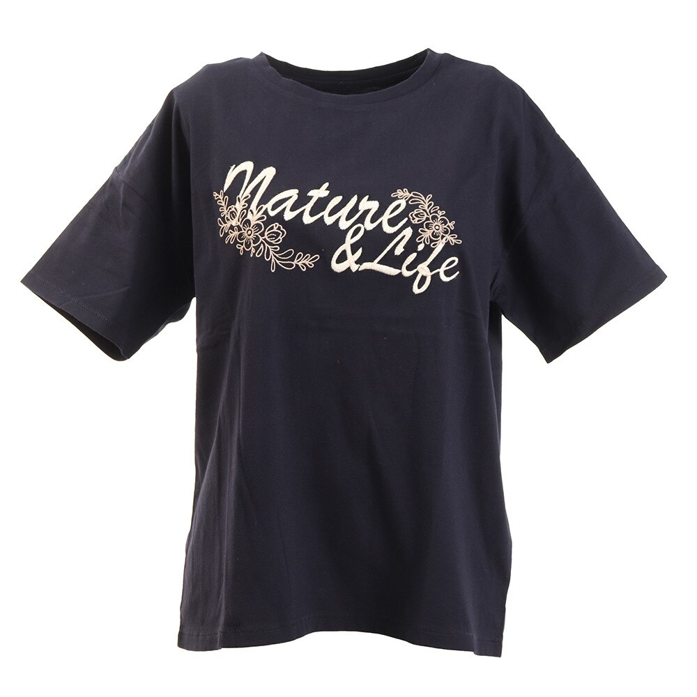  Tシャツ レディース 半袖 EMBROIDERY 882EK0UK3231NVY オンライン価格