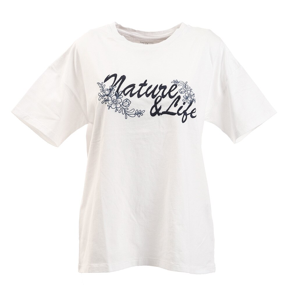  Tシャツ レディース 半袖 EMBROIDERY 882EK0UK3231WHT オンライン価格
