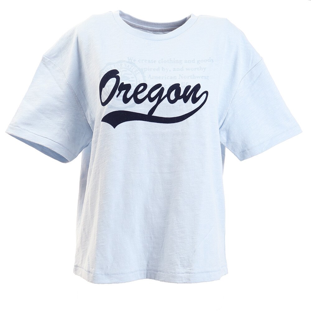  Tシャツ レディース 半袖 OREGON 882EK0UK3237SAX オンライン価格