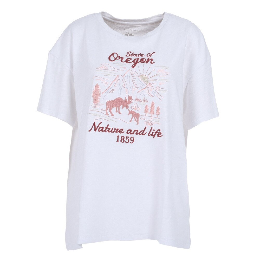  Slub embroidery 半袖Tシャツ 882EK1UK6213 WHT