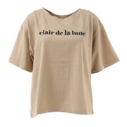 クローバーリーフ（LOVERS' LANE 45）（レディース）Tシャツ レディース 半袖 幅広プリントTシャツ XE12800158-BEG