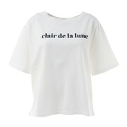 クローバーリーフ（LOVERS' LANE 45）（レディース）Tシャツ レディース 半袖 幅広プリントTシャツ XE12800158-OFF