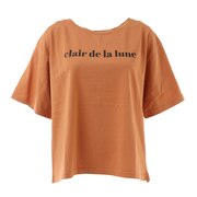 クローバーリーフ（LOVERS' LANE 45）（レディース）Tシャツ レディース 半袖 幅広プリントTシャツ XE12800158-ORG