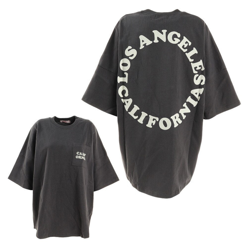  フロッキープリント ビッグＴシャツ 212AN2ST036 GRY