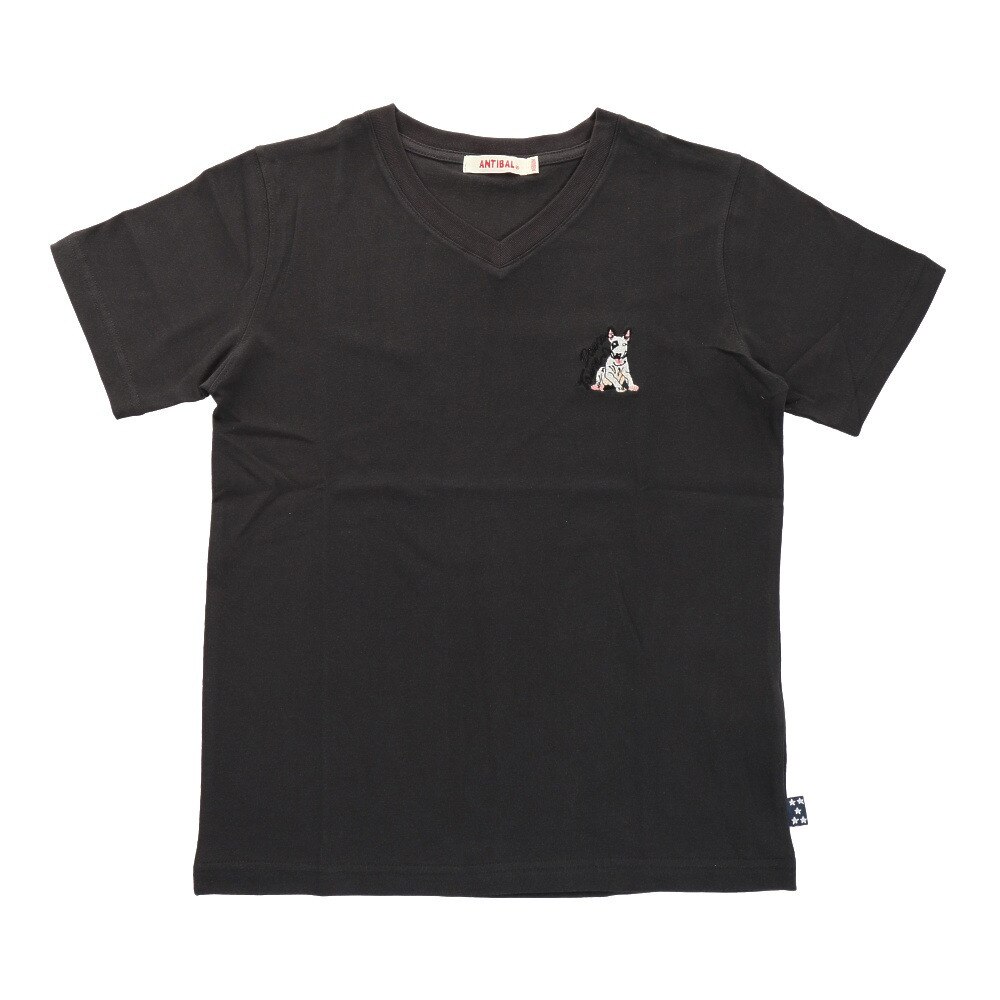  ワンポイント刺しゅうTシャツ 212AN2ST055 GRY