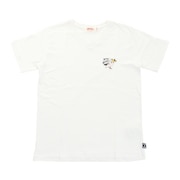 アンティバルリスティック（ANTI BALLISTIC）（レディース）Tシャツ レディース 半袖 ワンポイント刺しゅうTシャツ 212AN2ST055 WHT-2
