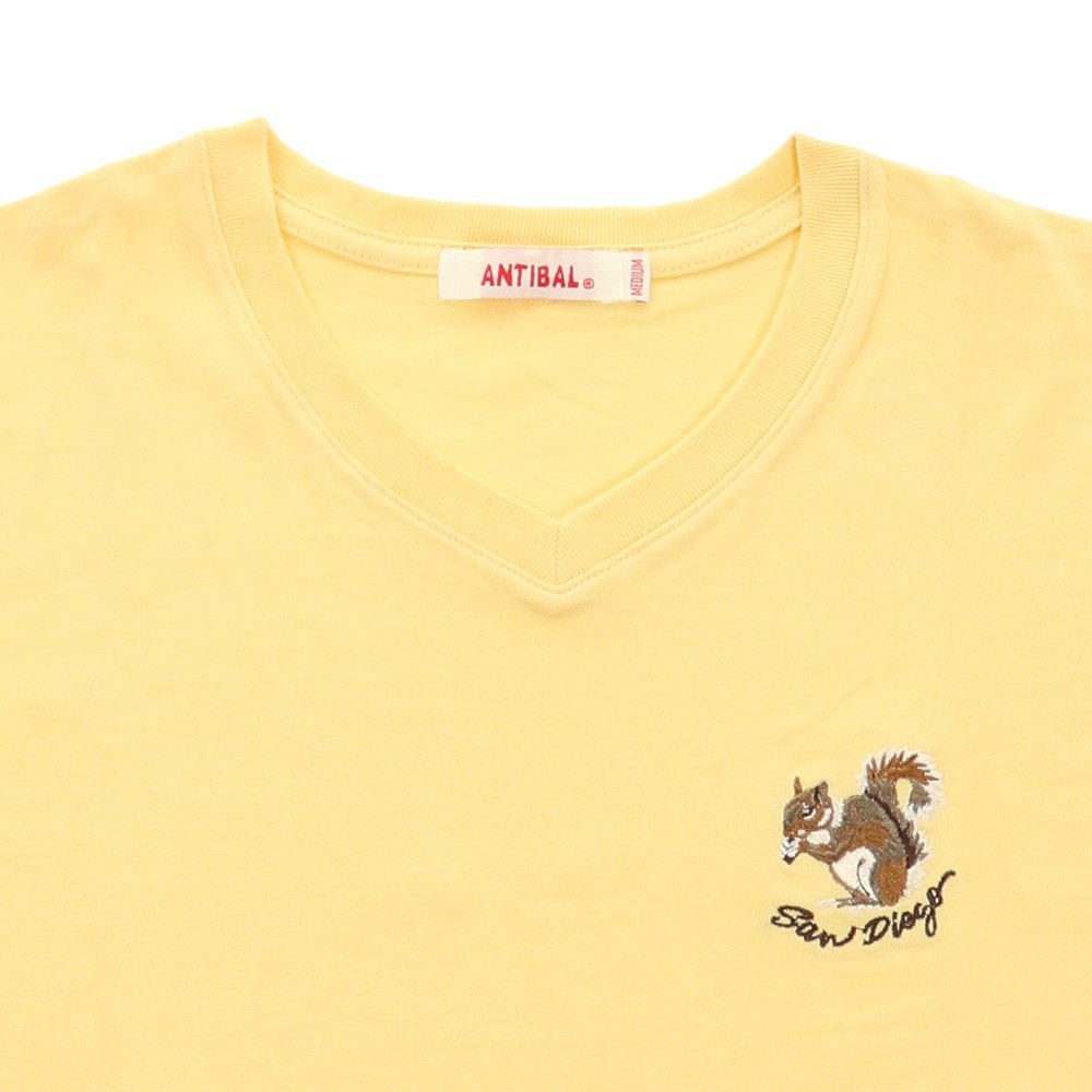 アンティバルリスティック（ANTI BALLISTIC）（レディース）Tシャツ レディース 半袖 ワンポイント刺しゅうTシャツ 212AN2ST055  YEL スポーツ用品はスーパースポーツゼビオ