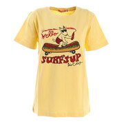 Surfs Up（Surfs Up）（レディース）Tシャツ レディース 半袖 プリントTシャツ ホットドッグ 212SU2ST153 YEL