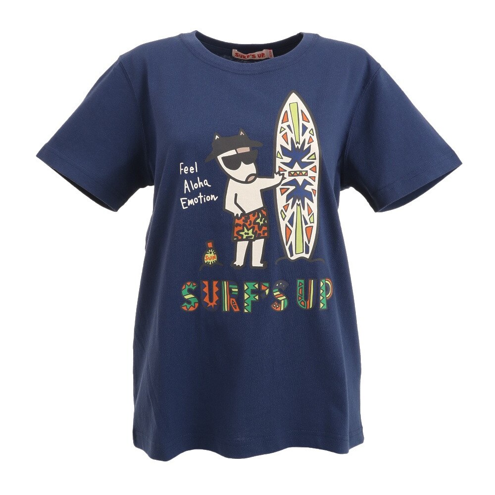  半袖プリントTシャツ ボード 212SU2ST155 NVY