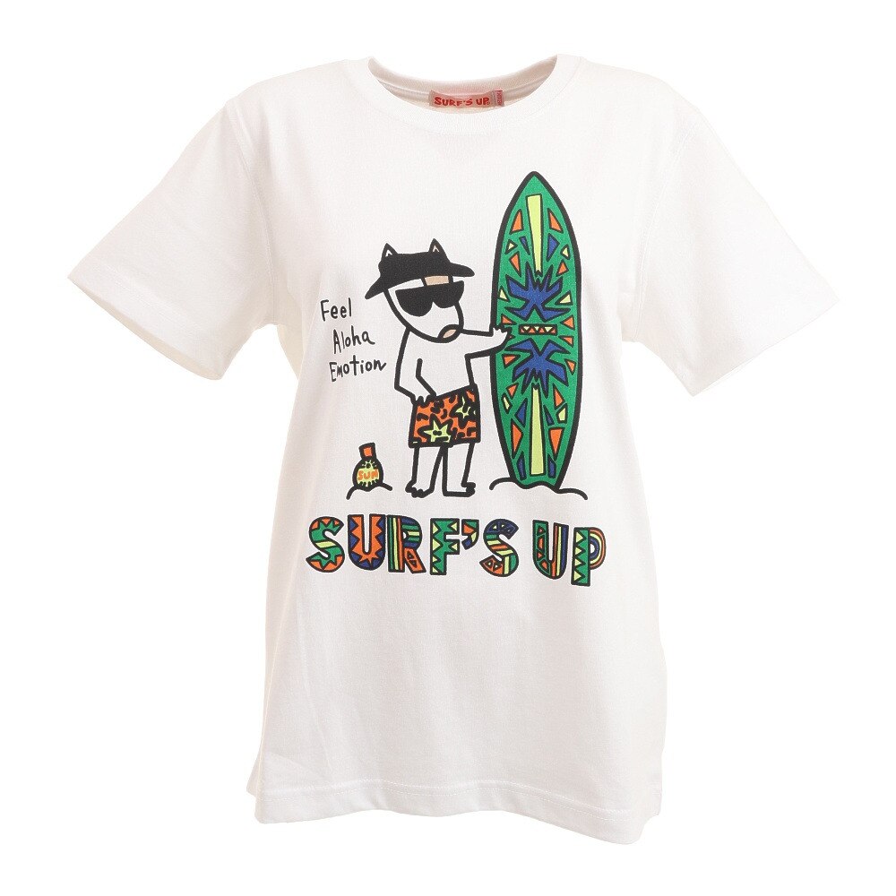  半袖プリントTシャツ ボード 212SU2ST155 WHT