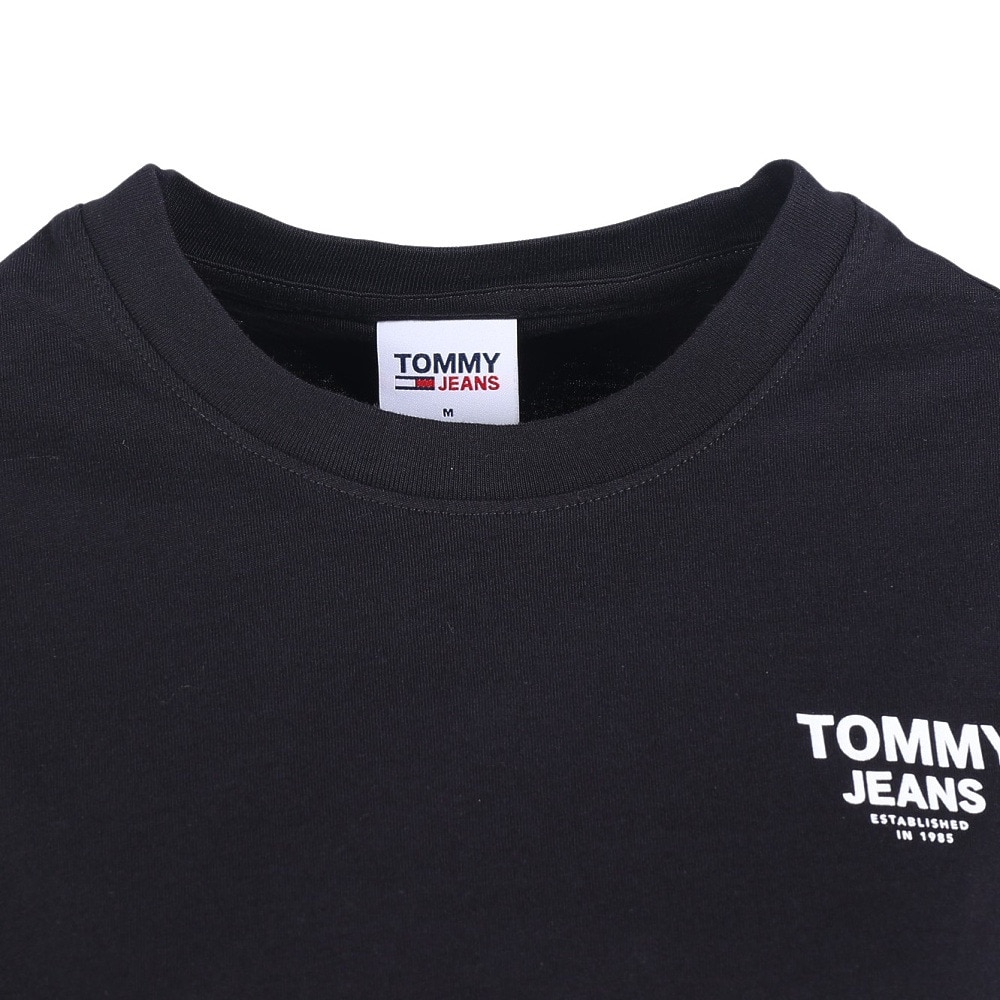 トミー ジーンズ（TOMMY JEANS）（レディース）OVR CROP TAPING Tシャツ DW12828-BDS