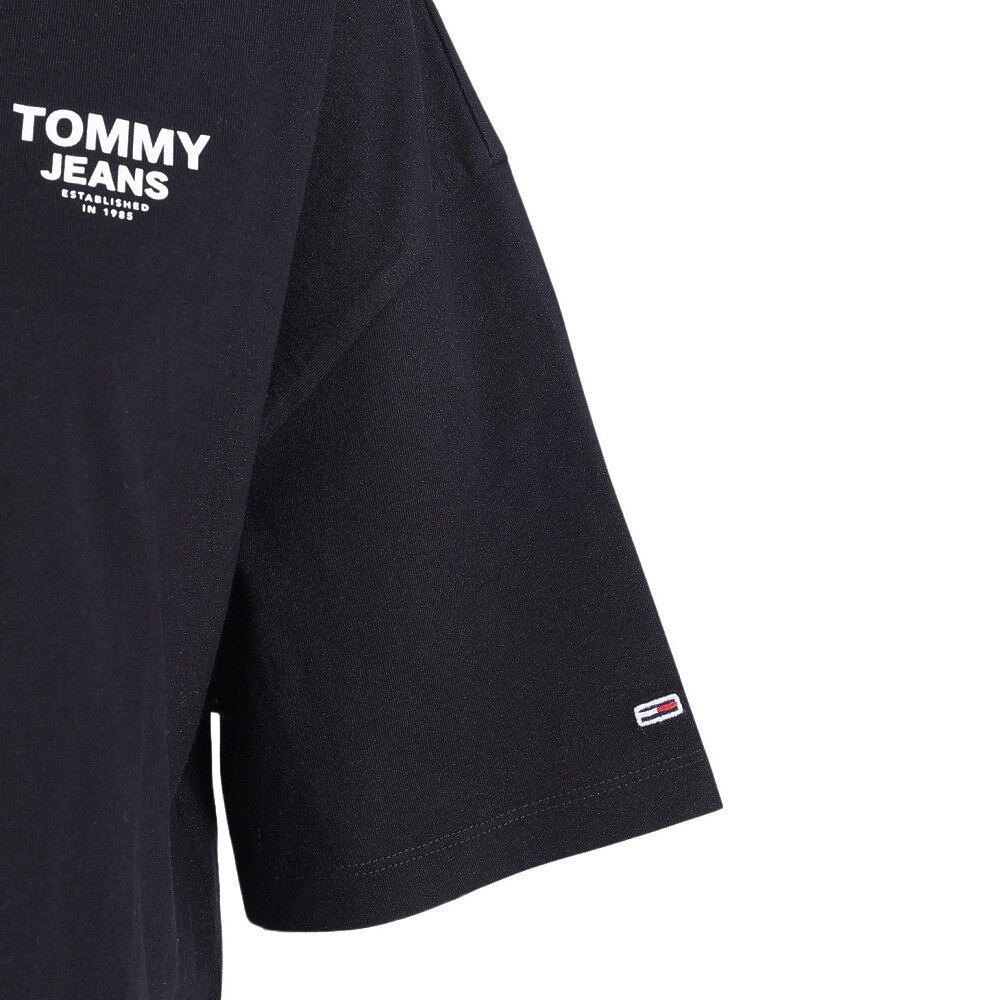 トミー ジーンズ（TOMMY JEANS）（レディース）OVR CROP TAPING Tシャツ DW12828-BDS
