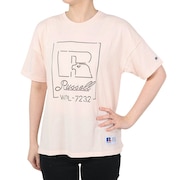 ラッセル（RUSSELL）（レディース）PRINT LOGO 半袖Tシャツ RBL22S1001 PNK