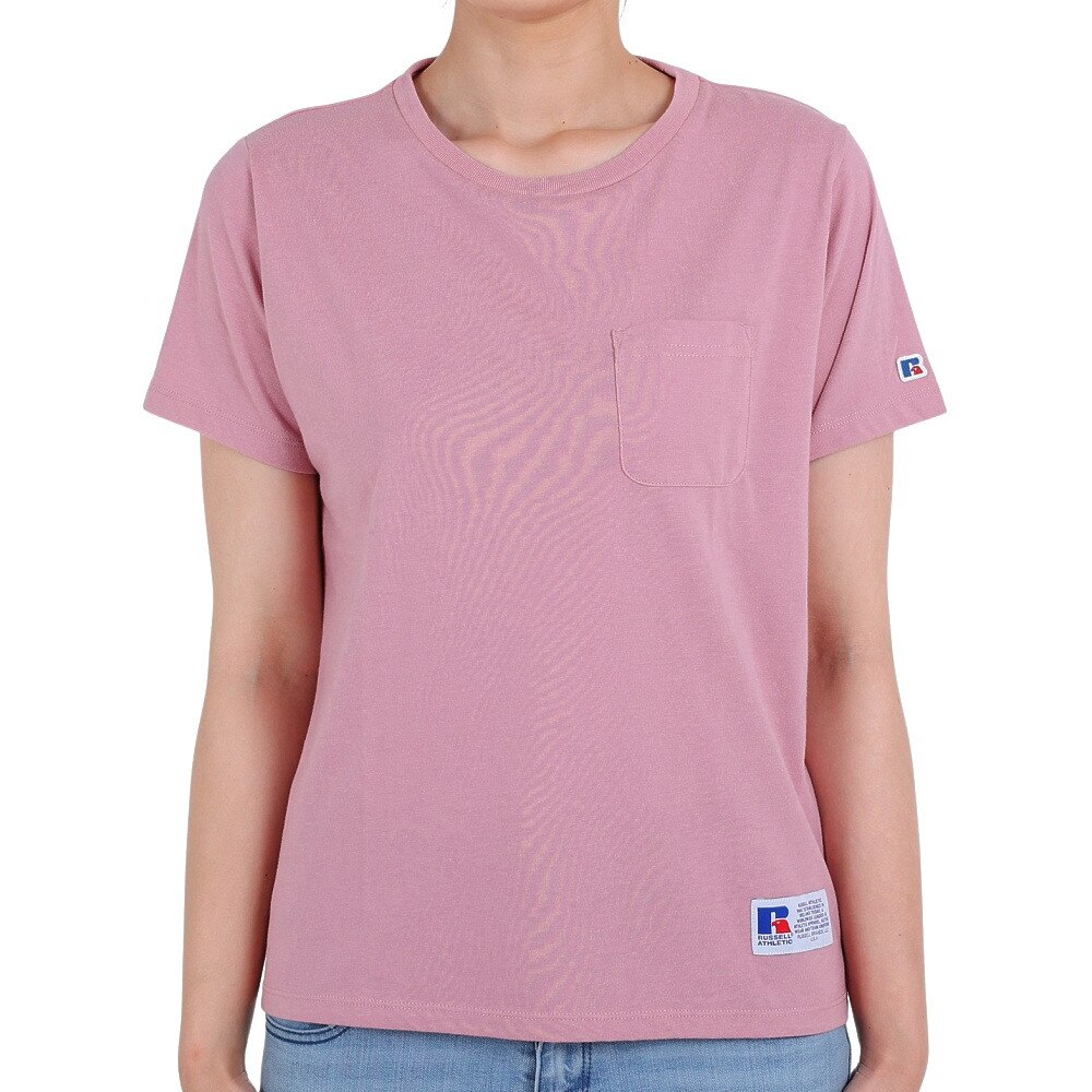ラッセル（RUSSELL）（レディース）POCKET 半袖Tシャツ RBL22S1003 LAZ