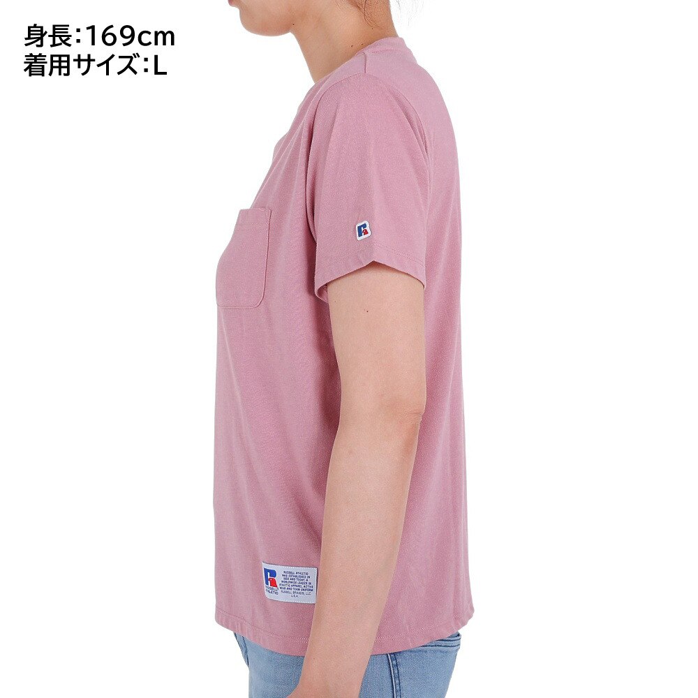 ラッセル（RUSSELL）（レディース）POCKET 半袖Tシャツ RBL22S1003 LAZ