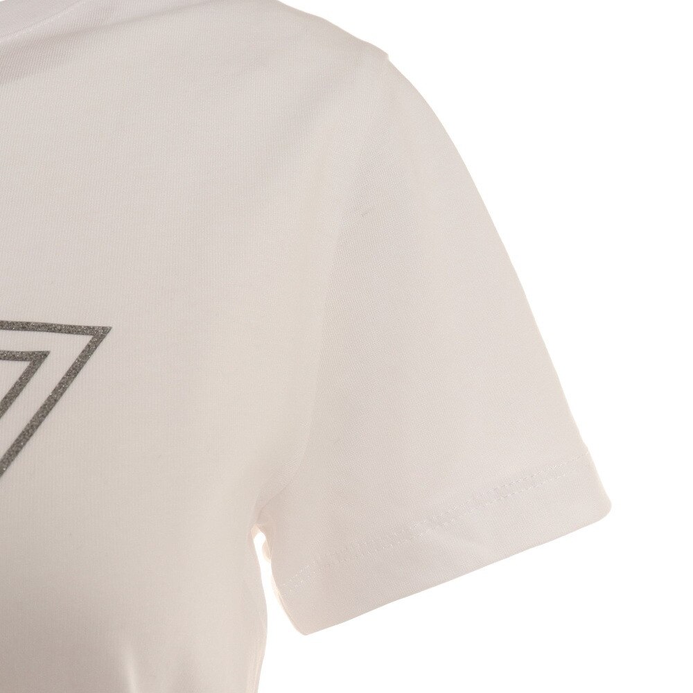 ゲス（GUESS）（レディース）箔プリントロゴ 半袖Tシャツ YM2K8407 KWHT