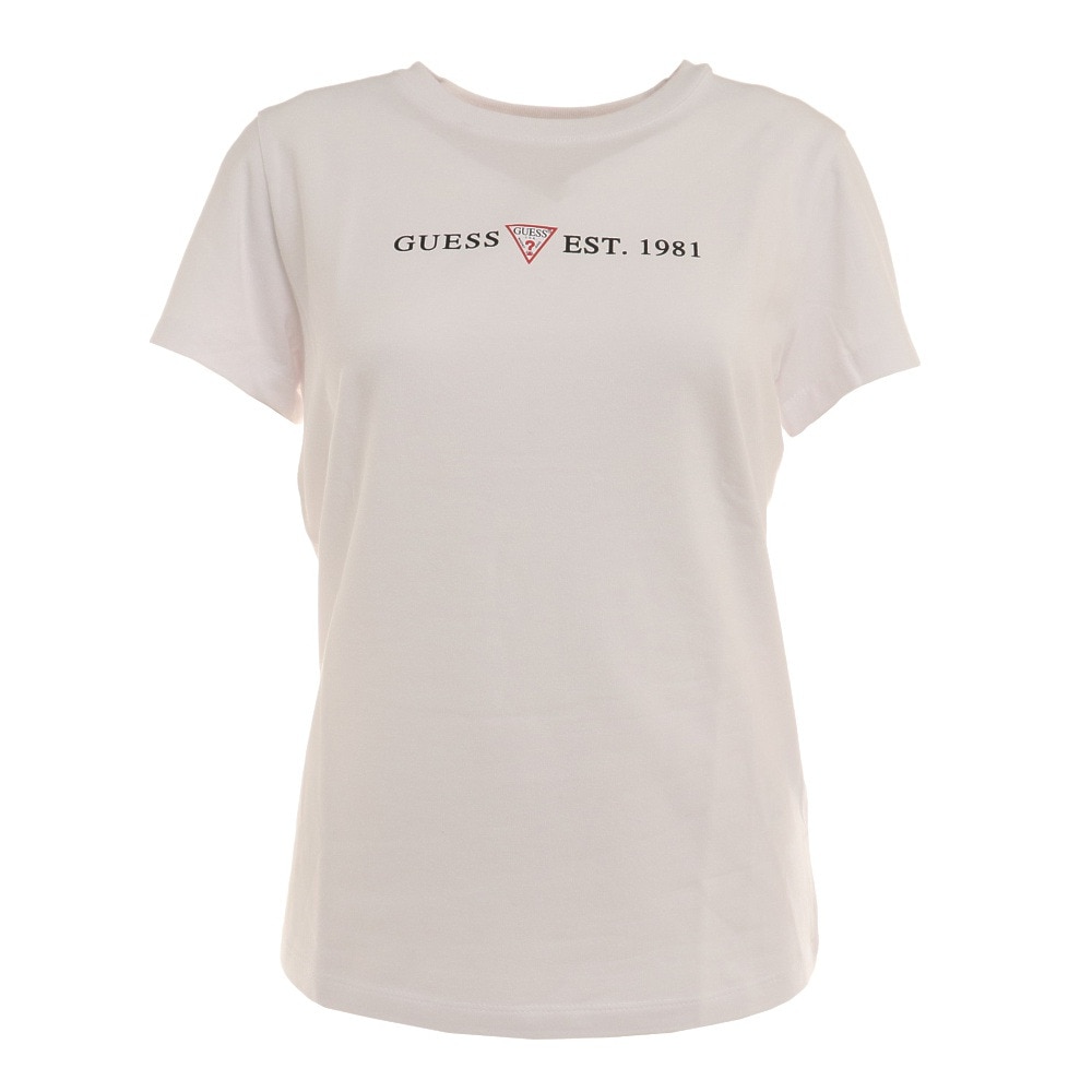 ゲス（GUESS）（レディース）文字ロゴプリント 半袖Tシャツ YM2K8432 ...