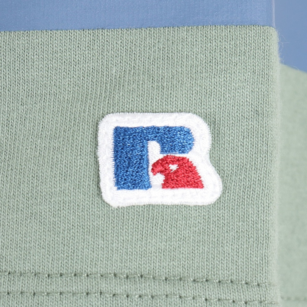 ラッセル（RUSSELL）（レディース）Tシャツ ワンピース 半袖 16/-OE 綿100% ロゴ RBL23S1001 GRN