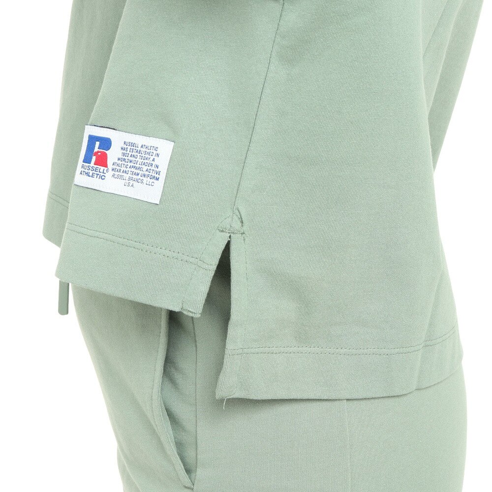 ラッセル（RUSSELL）（レディース）16/-OE ショート丈半袖Tシャツ RBL23S1002 GRN★★★