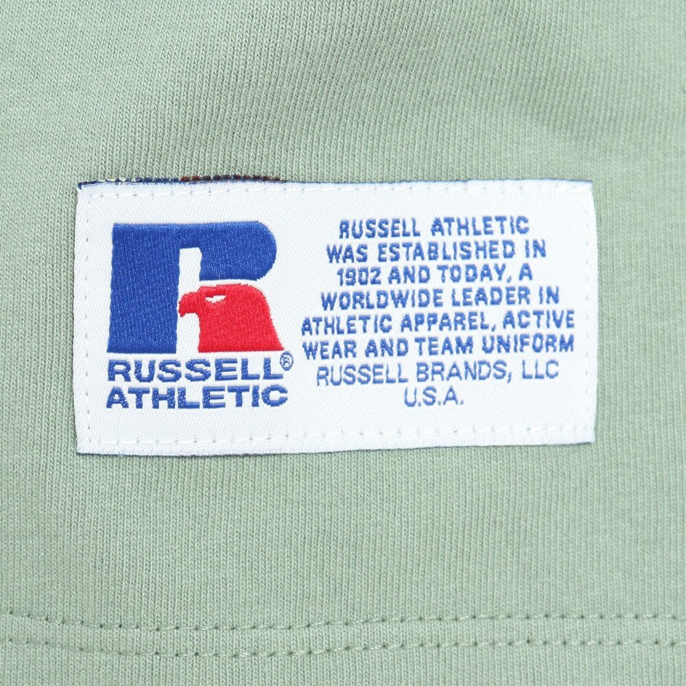 ラッセル（RUSSELL）（レディース）16/-OE ショート丈半袖Tシャツ RBL23S1002 GRN★★★