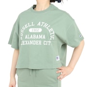 (レディース)16/-OE ショート丈半袖Tシャツ RBL23S1002 GRN